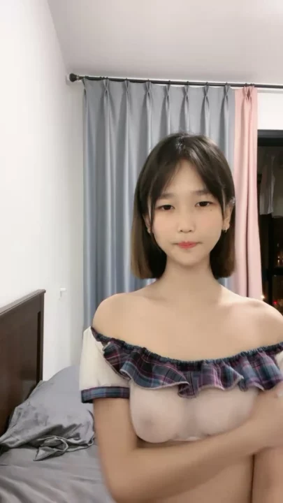 Screenshot 9 from Petite Asian Livestream Leak — Innocent Look, Sheer Lingerie Tease
