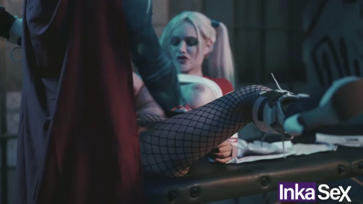 Screenshot 8 from POV Blowjob — Doudou in Harley Quinn Costume Gets Facial