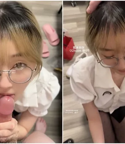 Screenshot 25 from Shanshan Japanese POV Blowjob — Glasses Girl Leaked Anal Scene [FC2-PPV]