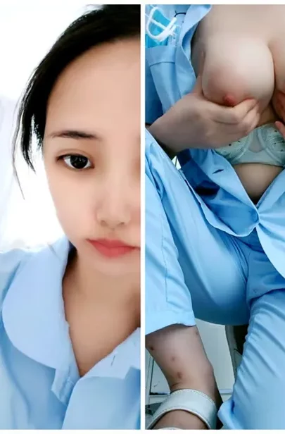 Screenshot 41 aus Asiatische Krankenschwester solo im Outfit — Unterwäsche und Verführung