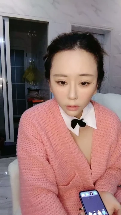 Screenshot 11 from Solo Lingerie Masturbation — Shaved Asian Beauty in Stockings and Bowtie