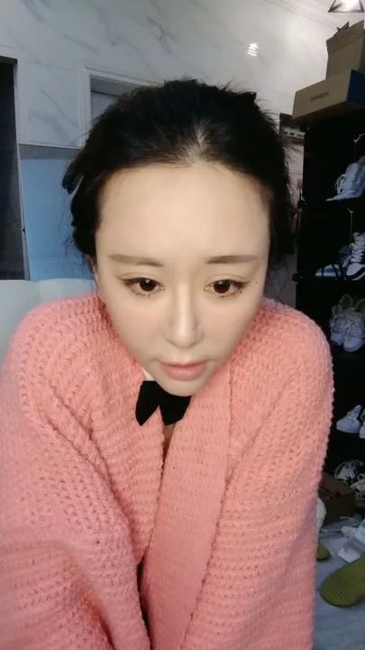 Screenshot 15 from Solo Lingerie Masturbation — Shaved Asian Beauty in Stockings and Bowtie