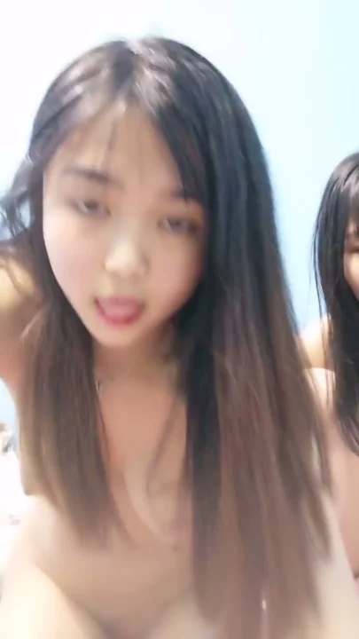 Screenshot 6 from Two Sisters Lesbian POV — Lulu Faces Off with Petite Roommate in Steamy Bathroom
