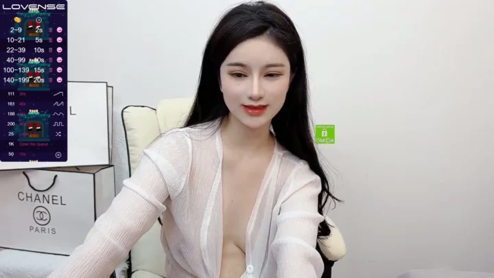 Screenshot 12 from Xiao Japanese POV Titfuck — Livestream Slut Sucks and Plays with Dildo