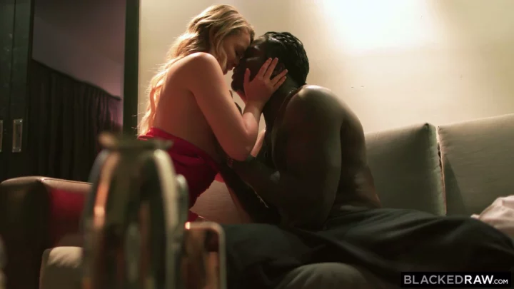 Screenshot 2 from Yueyue Interracial POV — Curvy Blonde Takes Black Cock Hard in Hotel
