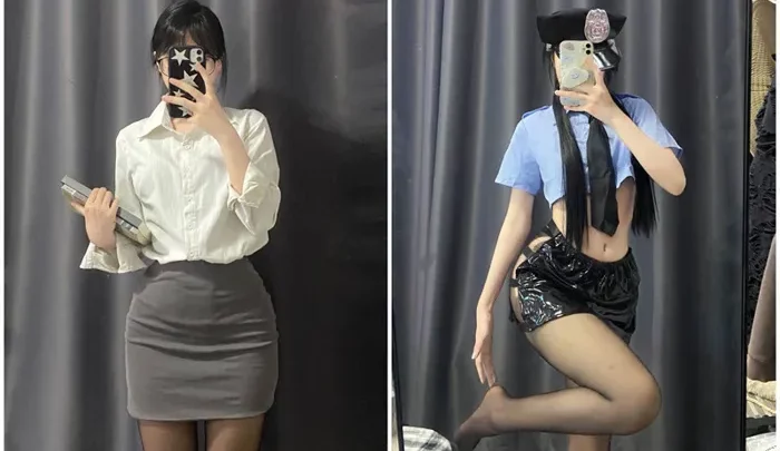 2번 스크린샷, Yumeng Chinese Amateur Solo — Petite a-Cup Lingerie Mirror Selfie에서 캡처됨