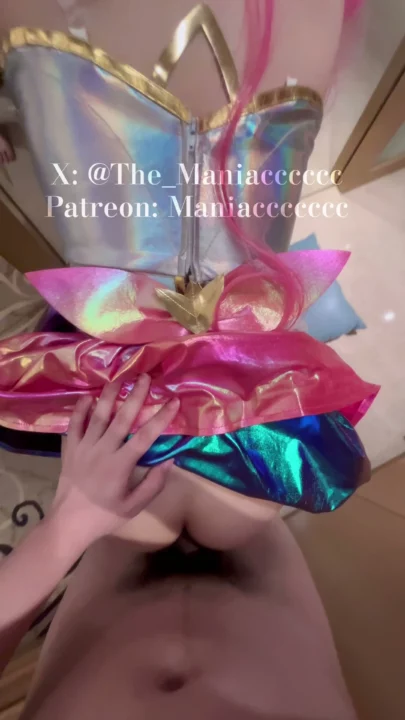 Screenshot 15 from Yumeng Japanese POV Blowjob — Cosplay Deepthroat in Holographic Lingerie